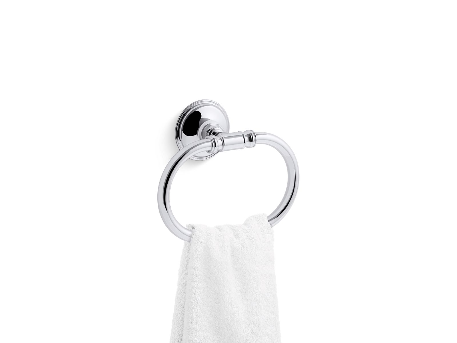 3/4 view of product with towel