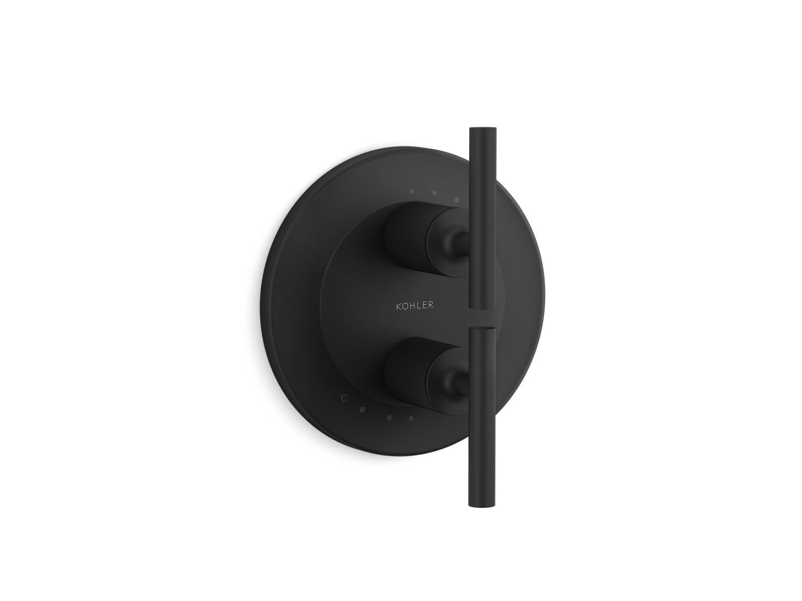 Purist MasterShower temperature and volume control valve trim