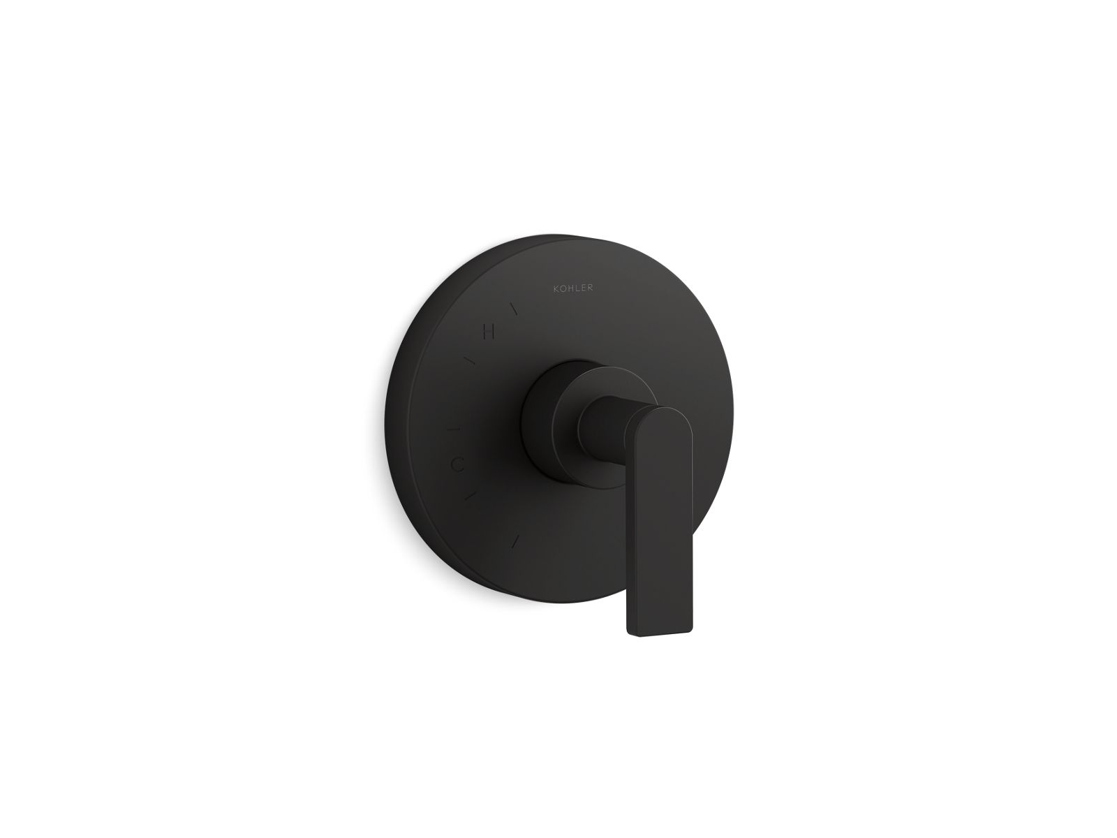 Composed Rite-Temp valve trim with lever handle