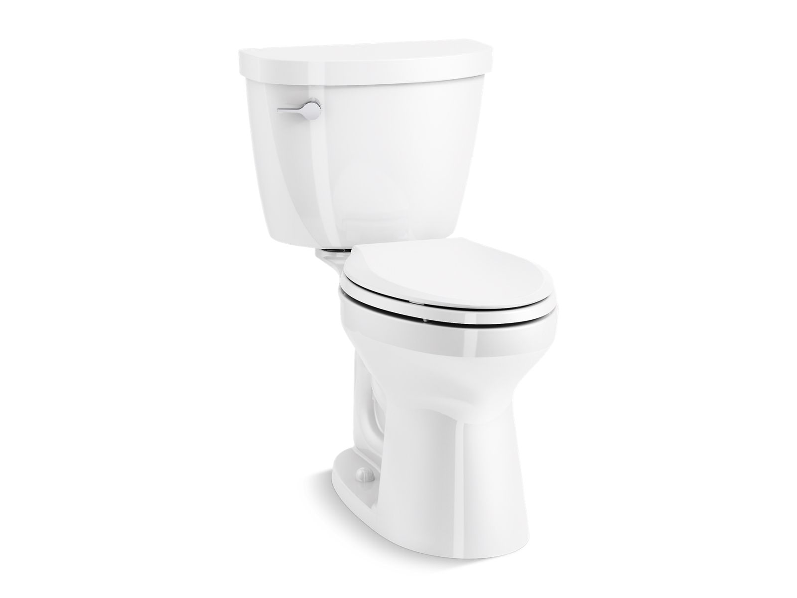 KOHLER Black Black Rough-In WaterSense Elongated Toilet at