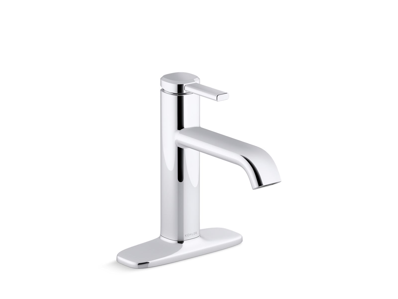 Kohler Co., Faucet, The Ashan™ single-handle bathroom sink faucet exudes a casual warmth with a soft square profile and