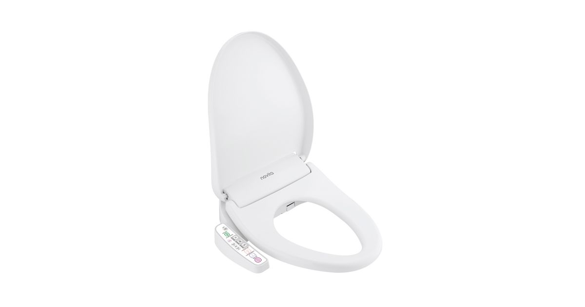 Elongated Bidet Toilet Seat Bathroom Novita Kohler - How To Change Kohler Toilet Seat Cover
