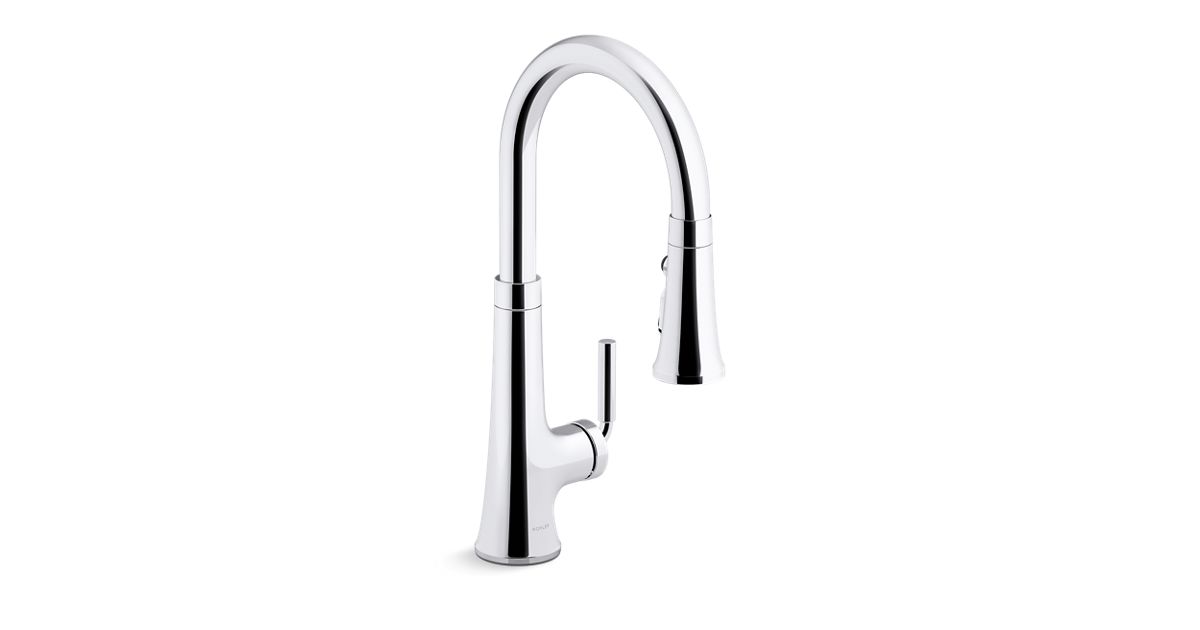 Tone PullDown SingleHandle Kitchen Sink Faucet K23764 KOHLER