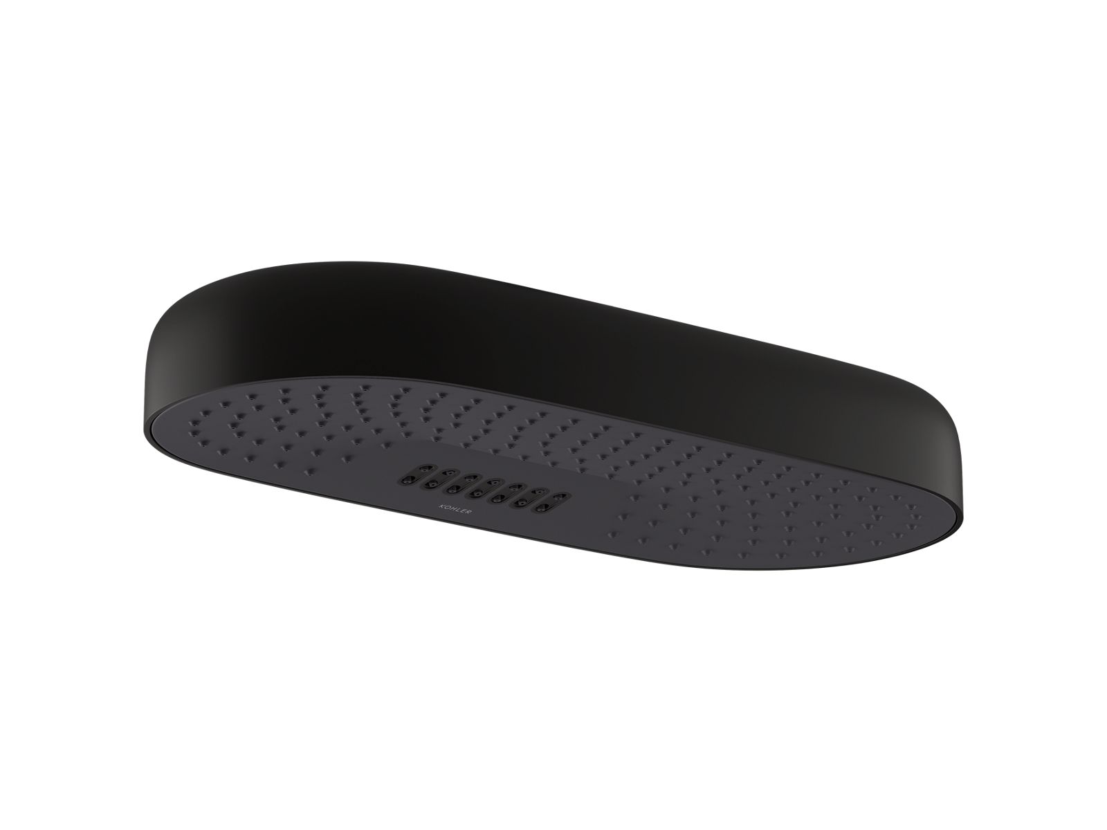 Statement® rainhead, handshower and Anthem® mechanical control and valve in matte black