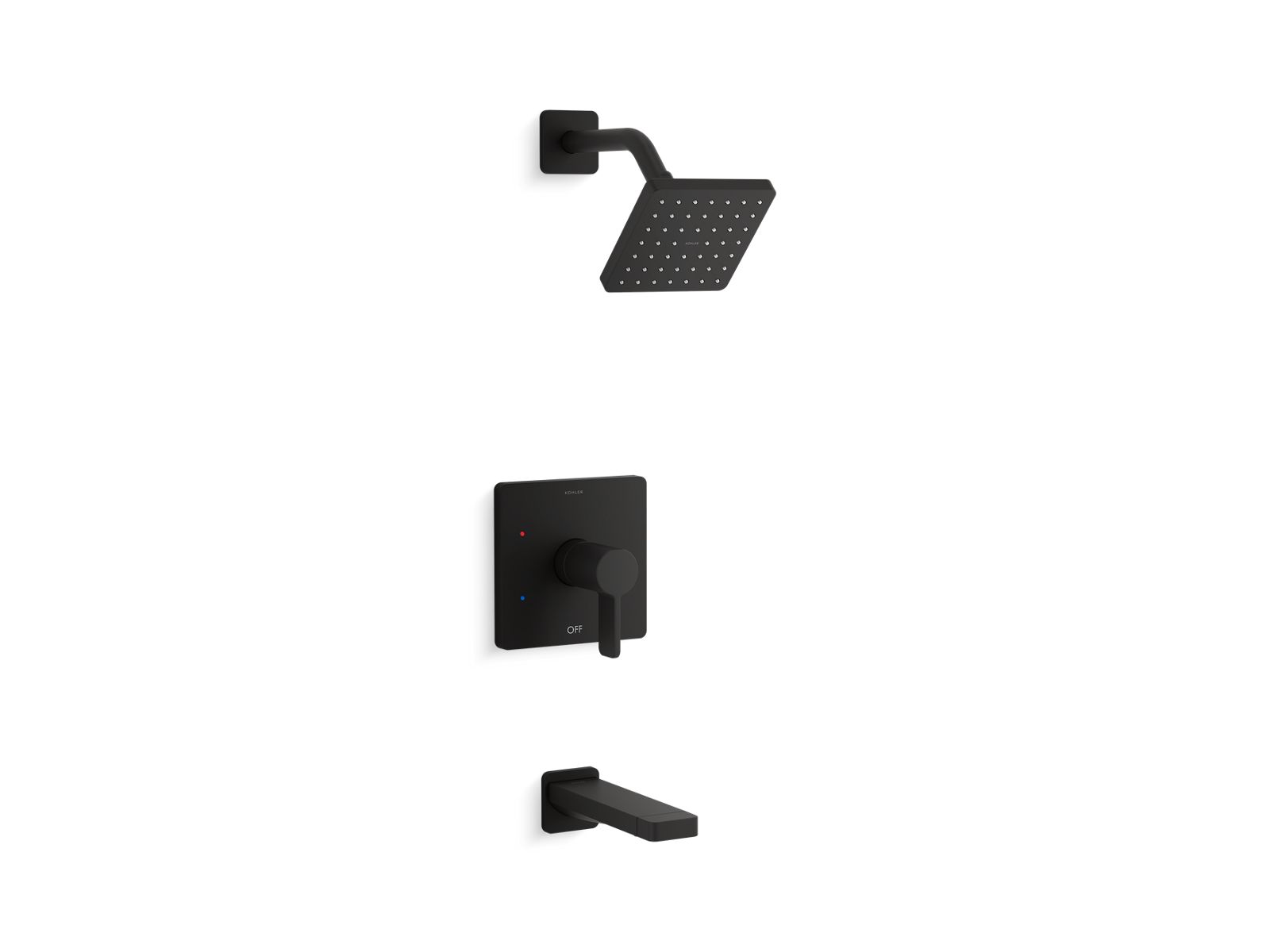 Parallel Rite-Temp bath and shower trim kit, 2.5 gpm