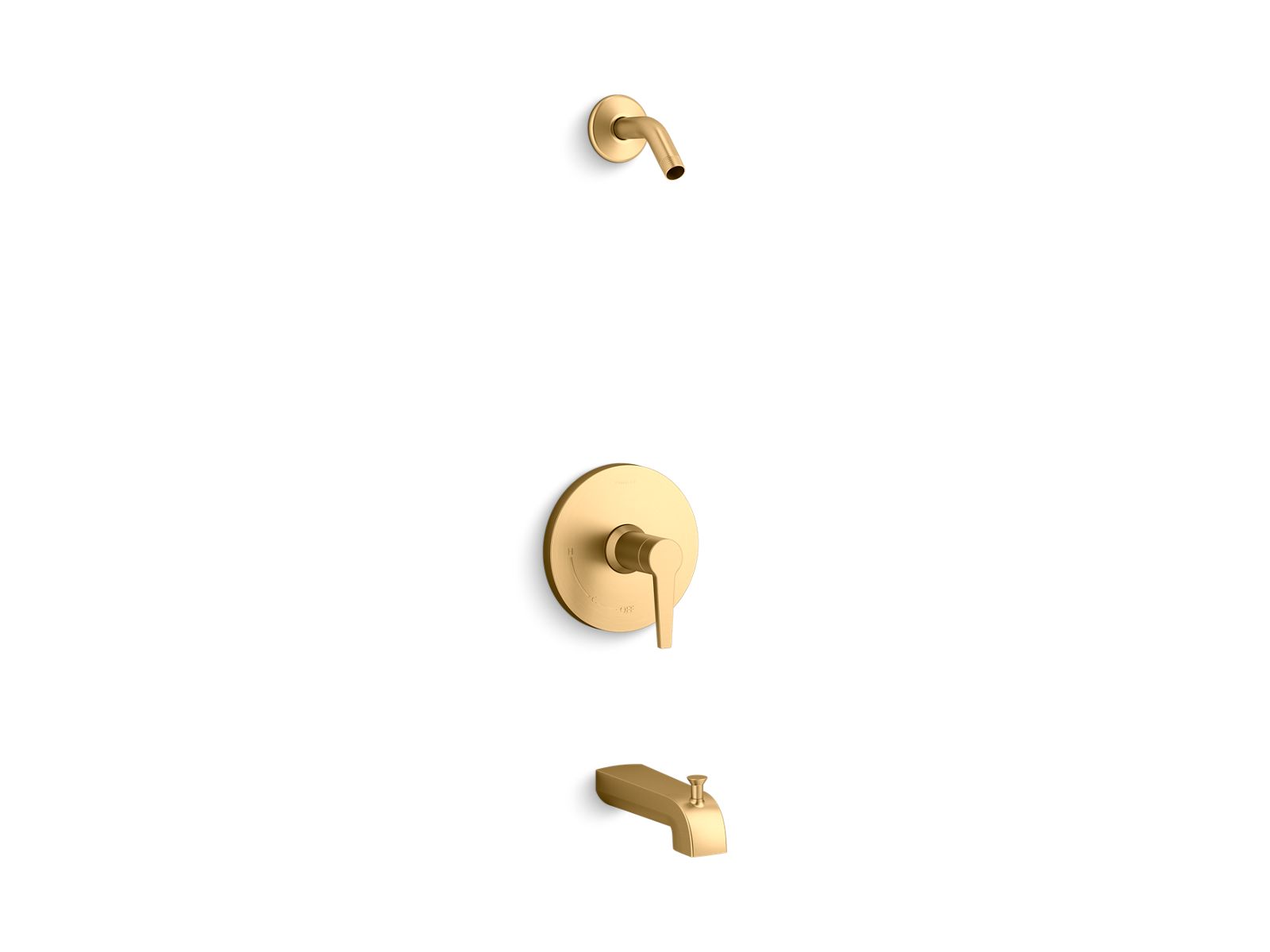 Pitch Rite-Temp bath and shower trim kit, without showerhead