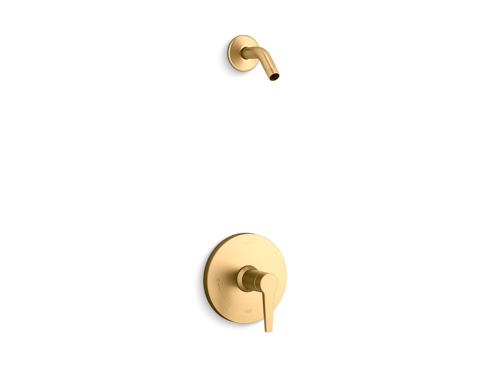 Pitch Rite-Temp shower trim kit, without showerhead