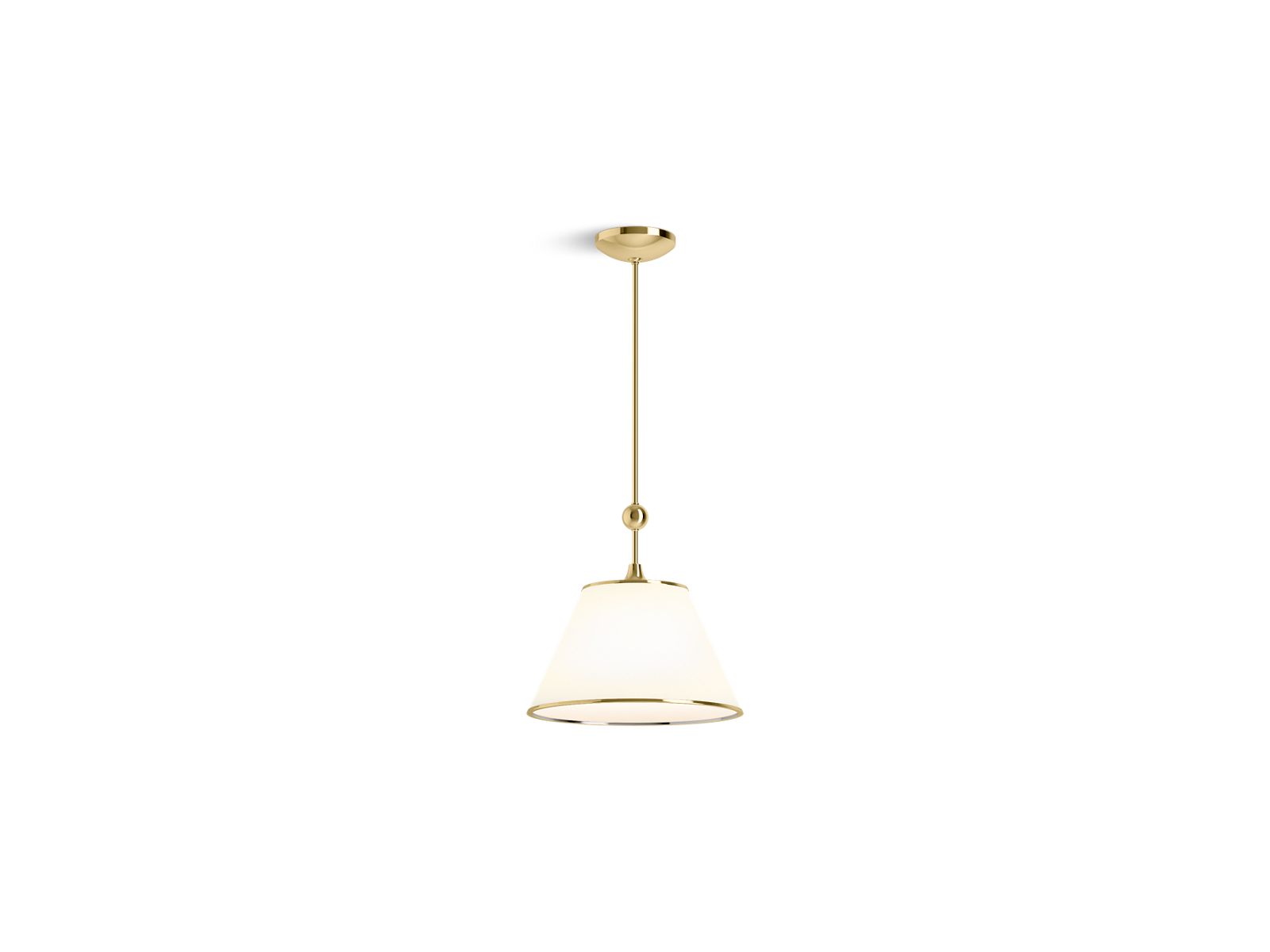 3/4 view of product with light on