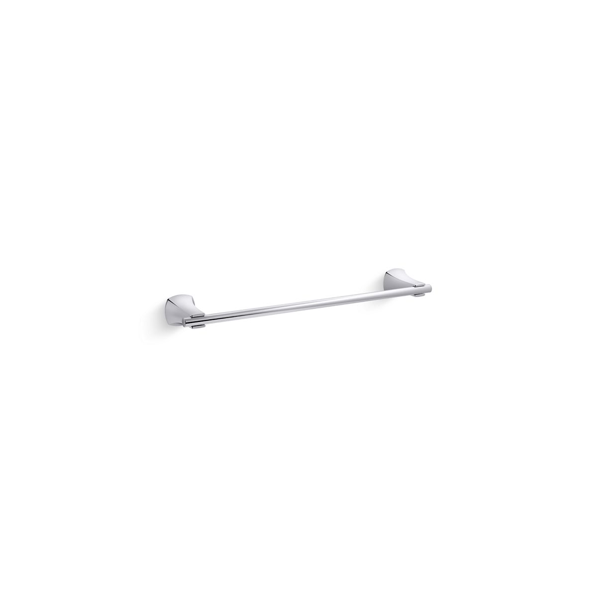 KOHLER Rubicon 24 in. Towel Bar in Vibrant Brushed Nickel K-R26112