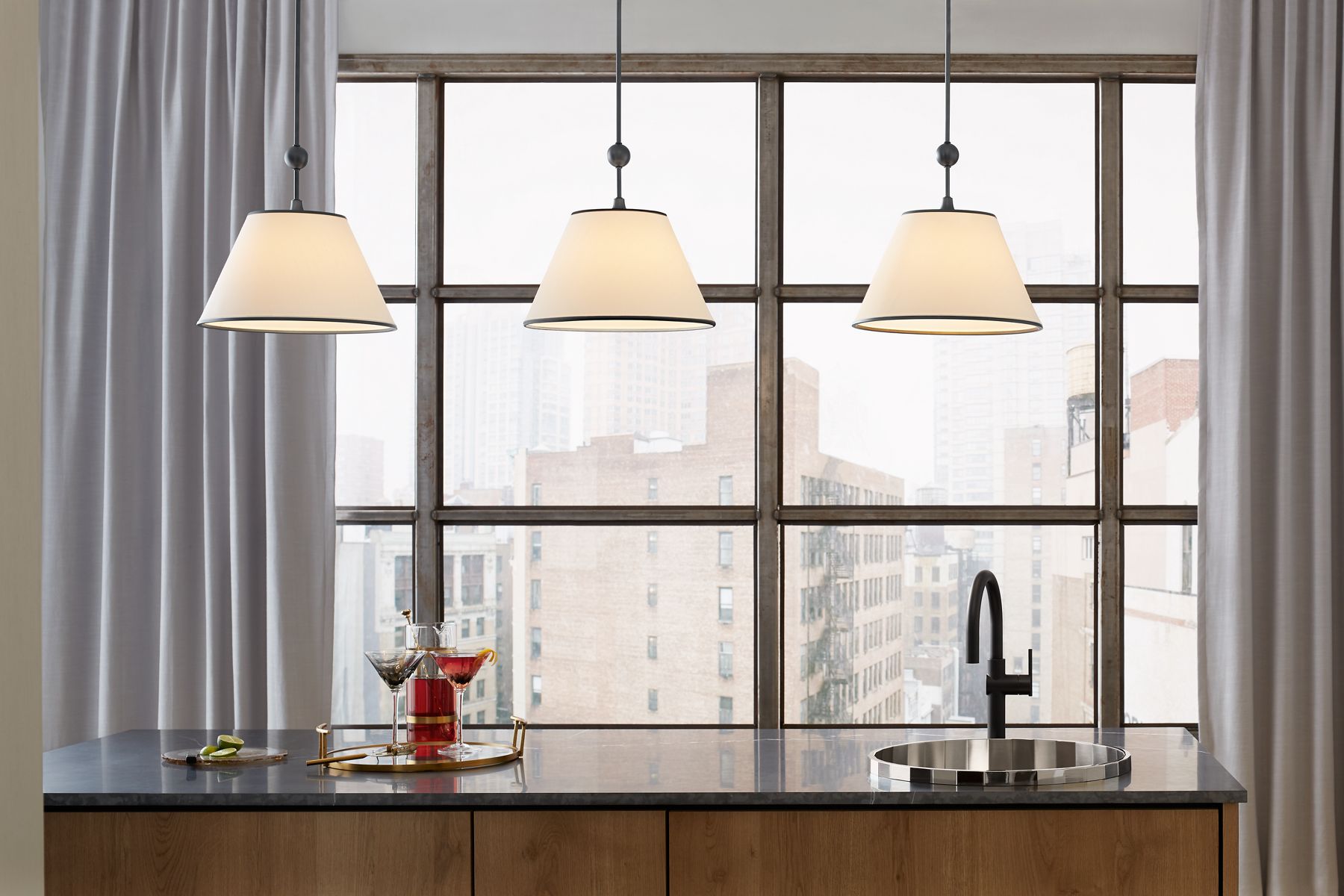Products in use in close room view
