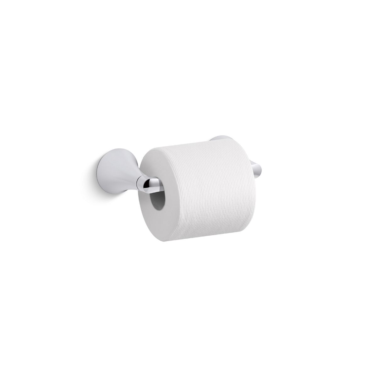 3/4 view of product with toilet paper