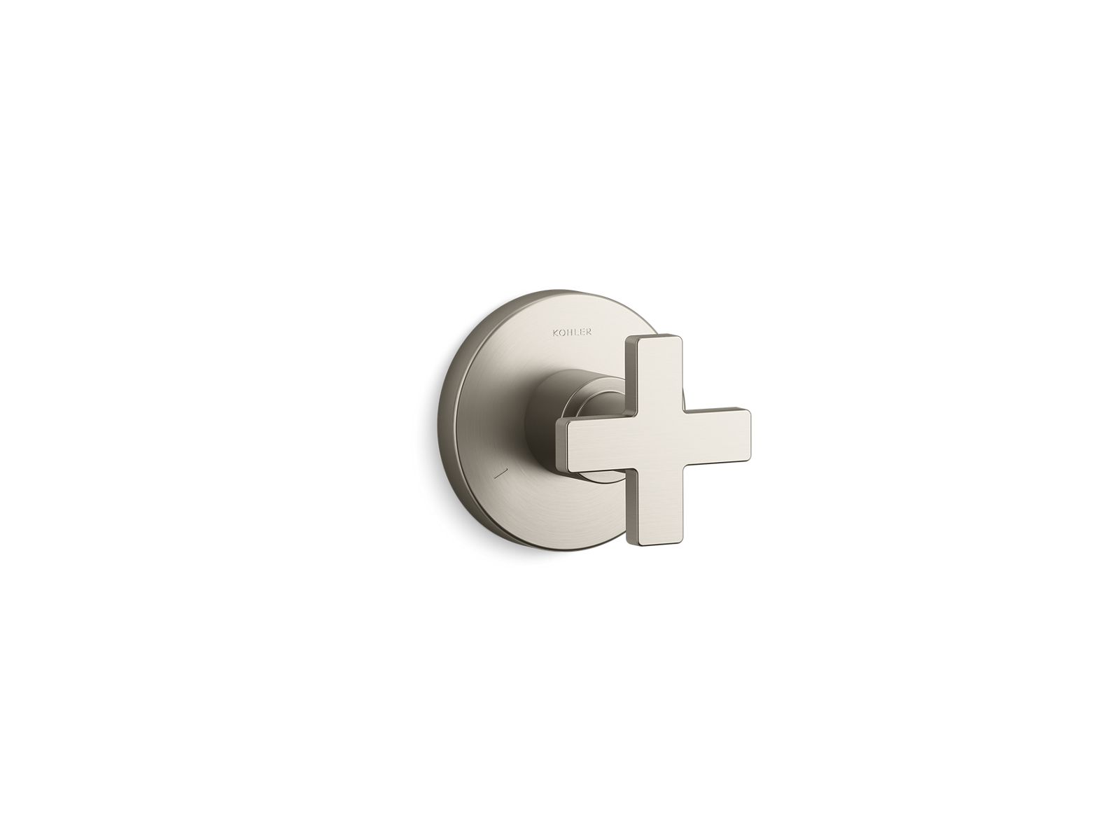 Composed MasterShower transfer valve trim with cross handle