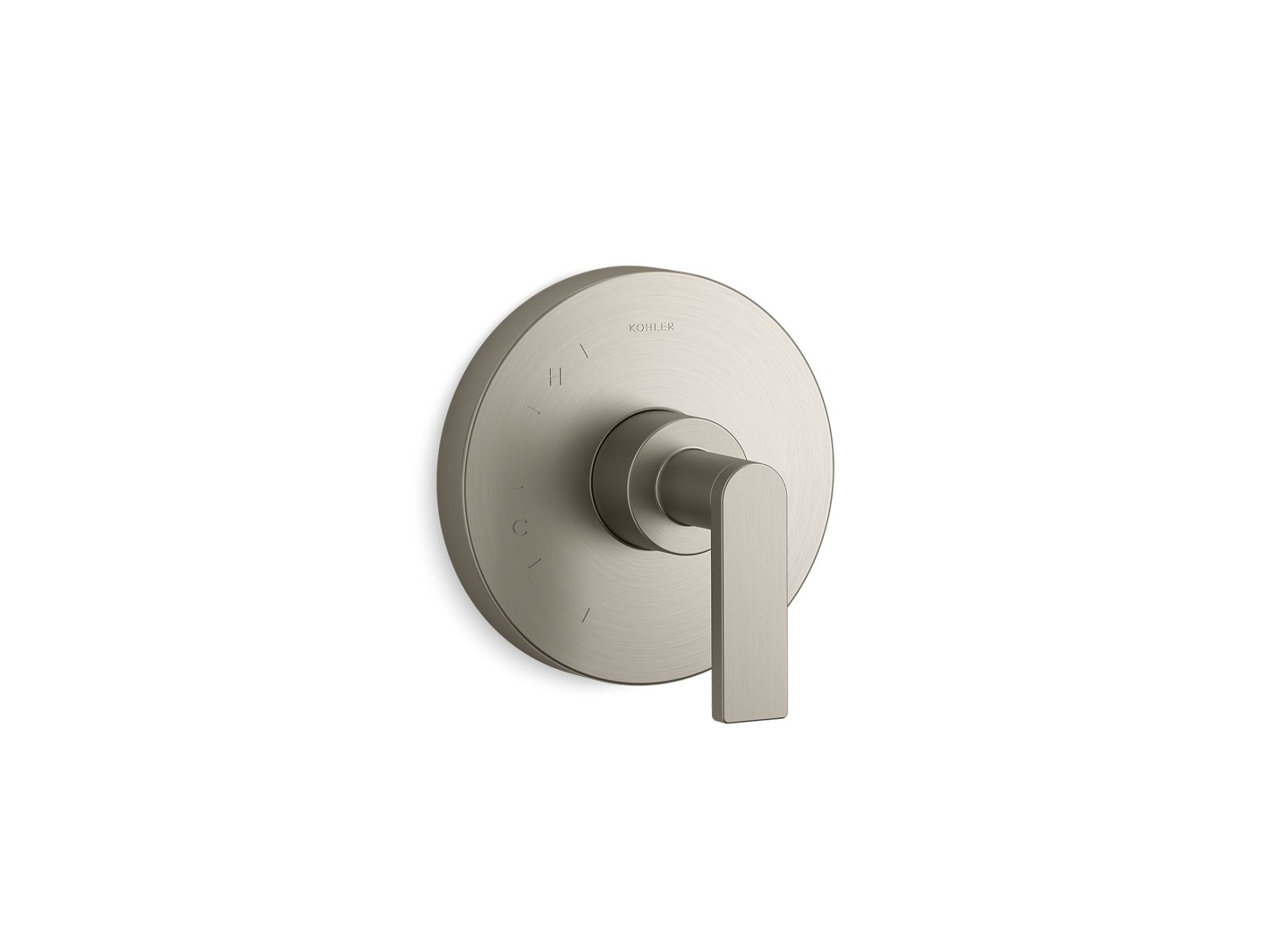 Composed Rite-Temp valve trim with lever handle
