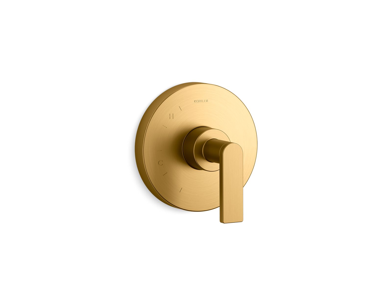 Composed Rite-Temp valve trim with lever handle