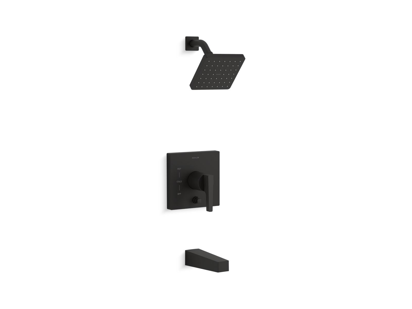 Honesty Rite-Temp bath and shower trim kit with push-button diverter, 2.5 gpm