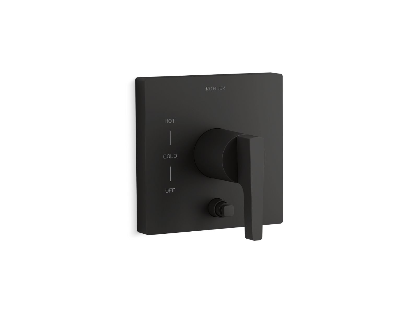 Honesty Rite-Temp valve trim with push-button diverter