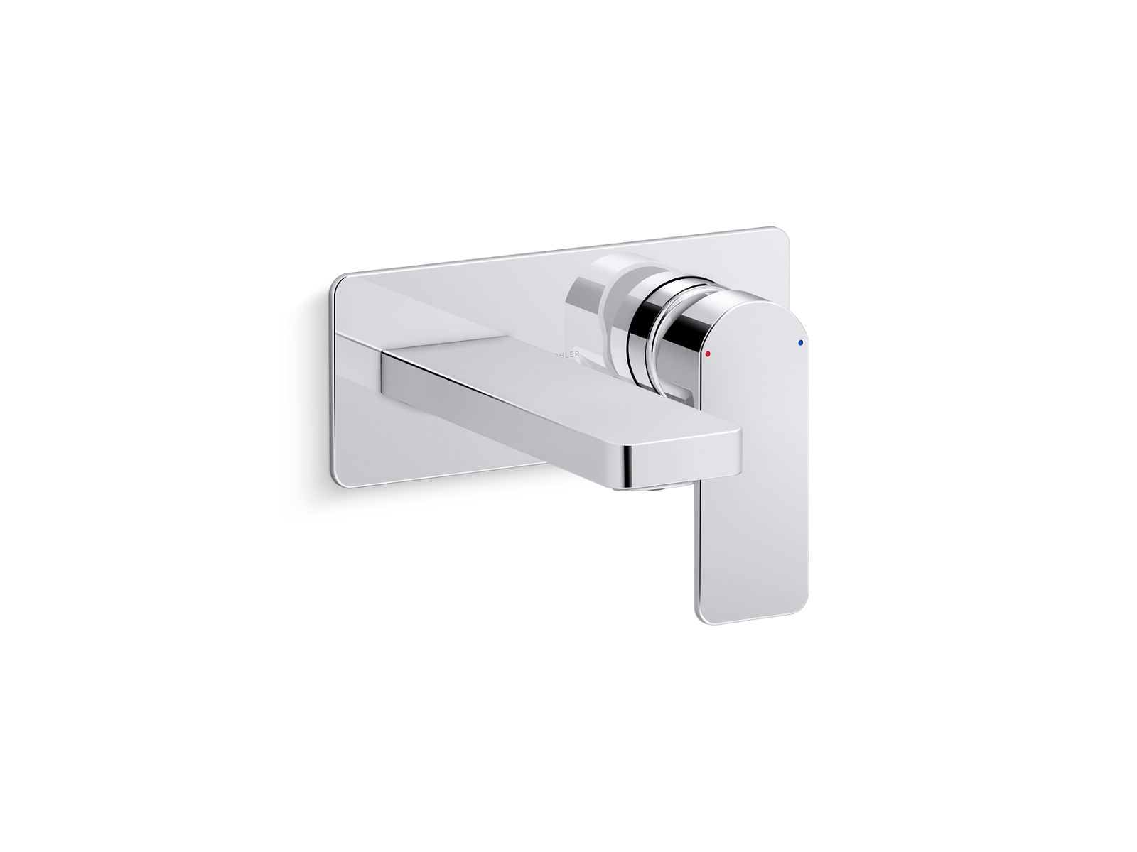 Buy Parallel Wall-mount bathroom sink faucet, 9.0 lpm K-23486IN-4ND-BL ...