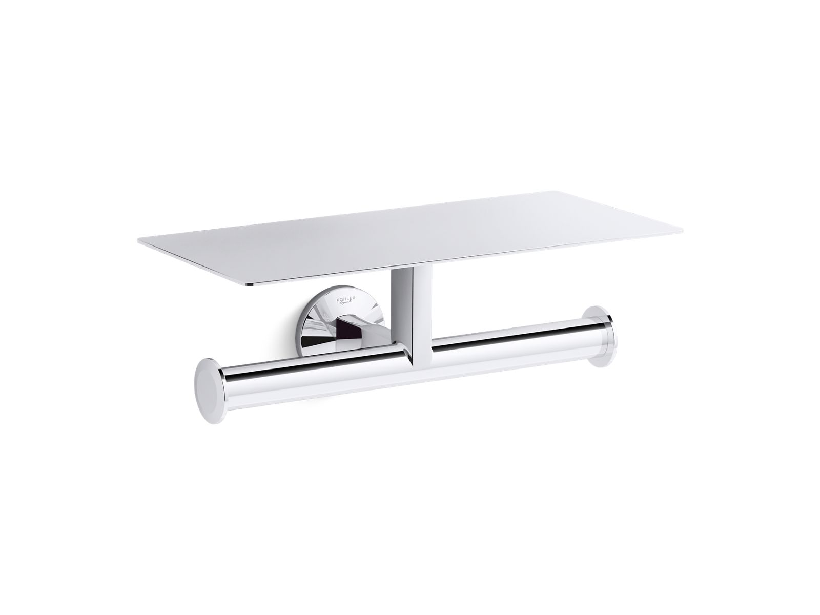 洋楽 KARNATAKA KTK CD001 Components Covered Double Toilet Paper Holder | K-78384 | KOHLER