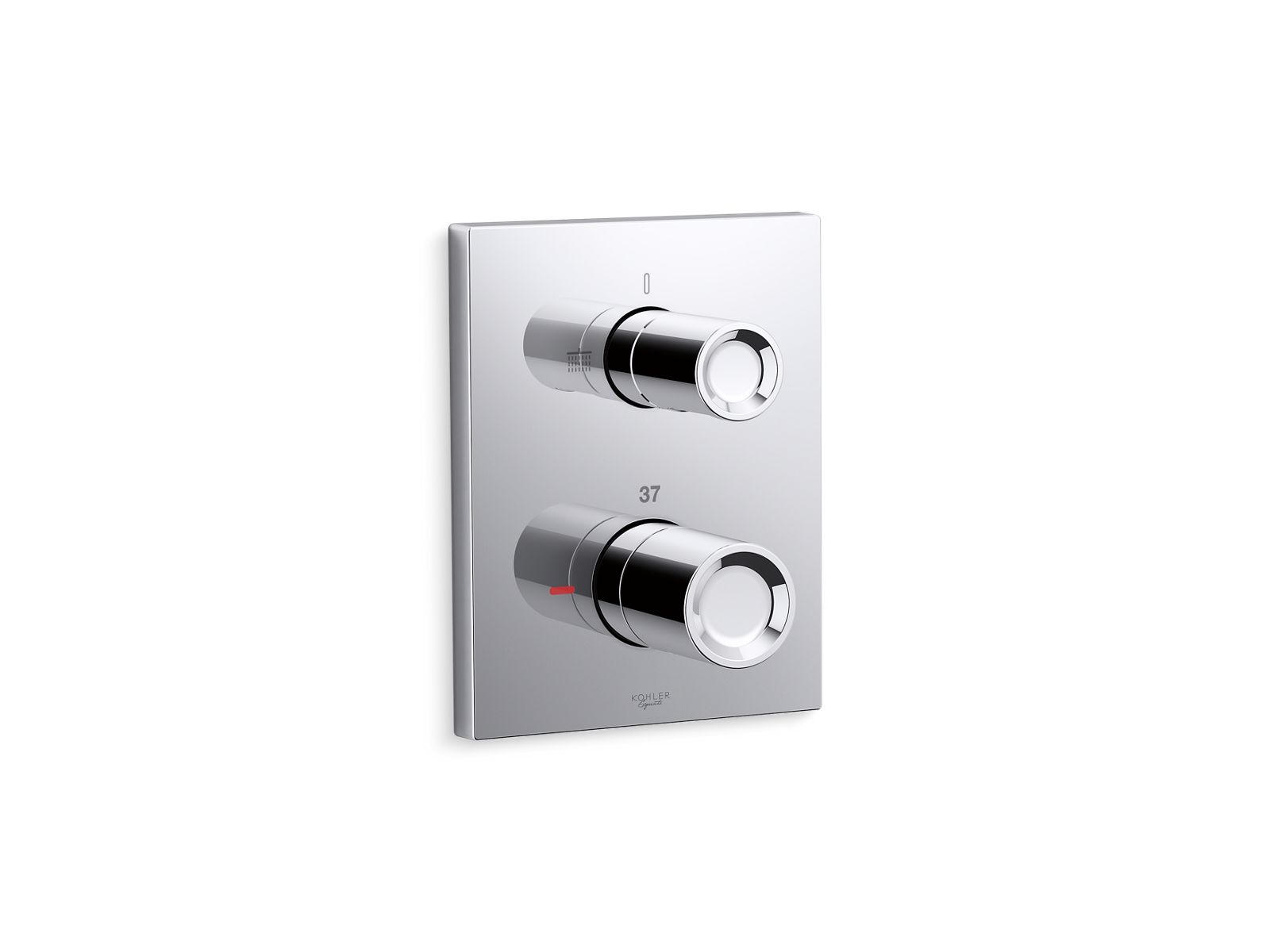 K20936T9CP Composed™ Modulo™ Thermostatic bath and shower valve and trim with Round handles