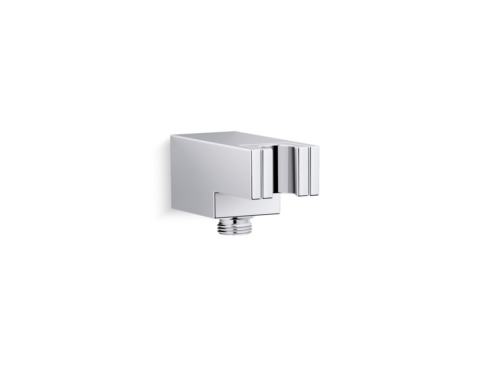 Kohler 26310-2MB Statement Wall-Mount Handshower Holder with Supply Elbow and Check Valve, Vibrant Brushed Moderne Brass