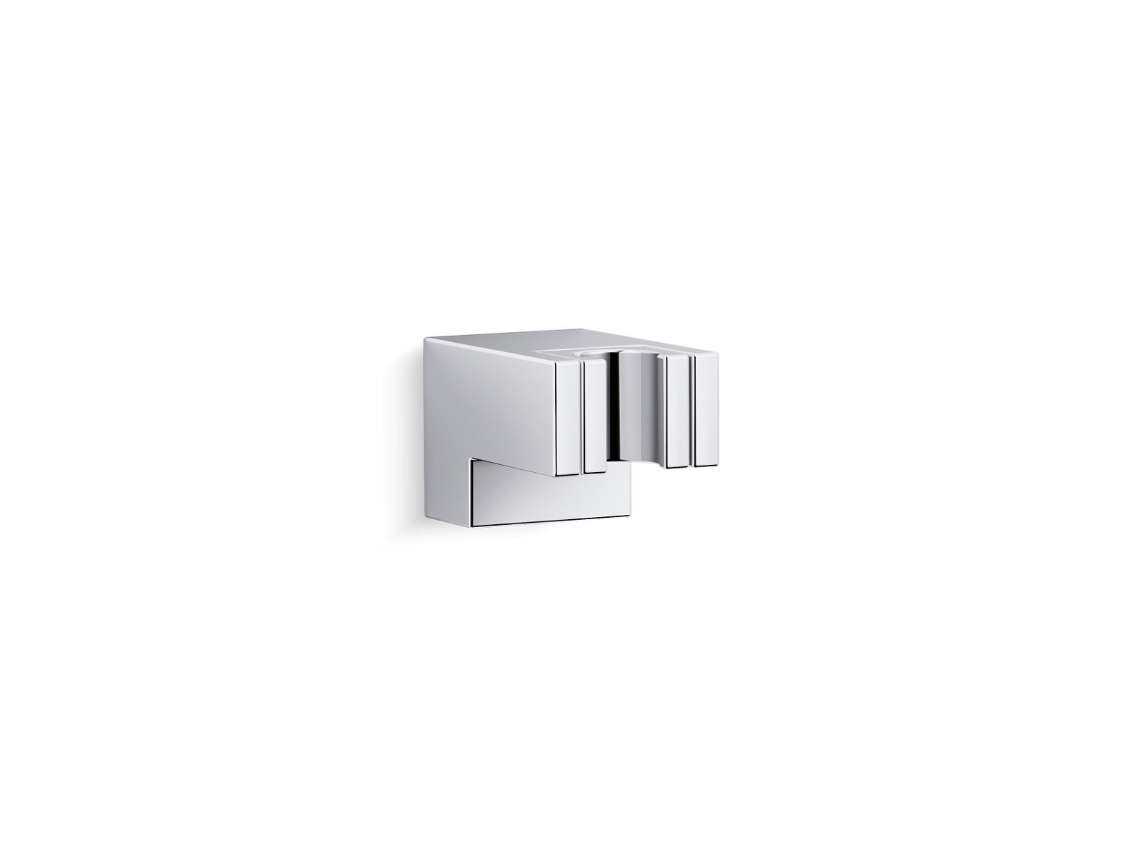 Kohler 26310-2MB Statement Wall-Mount Handshower Holder with Supply Elbow and Check Valve, Vibrant Brushed Moderne Brass