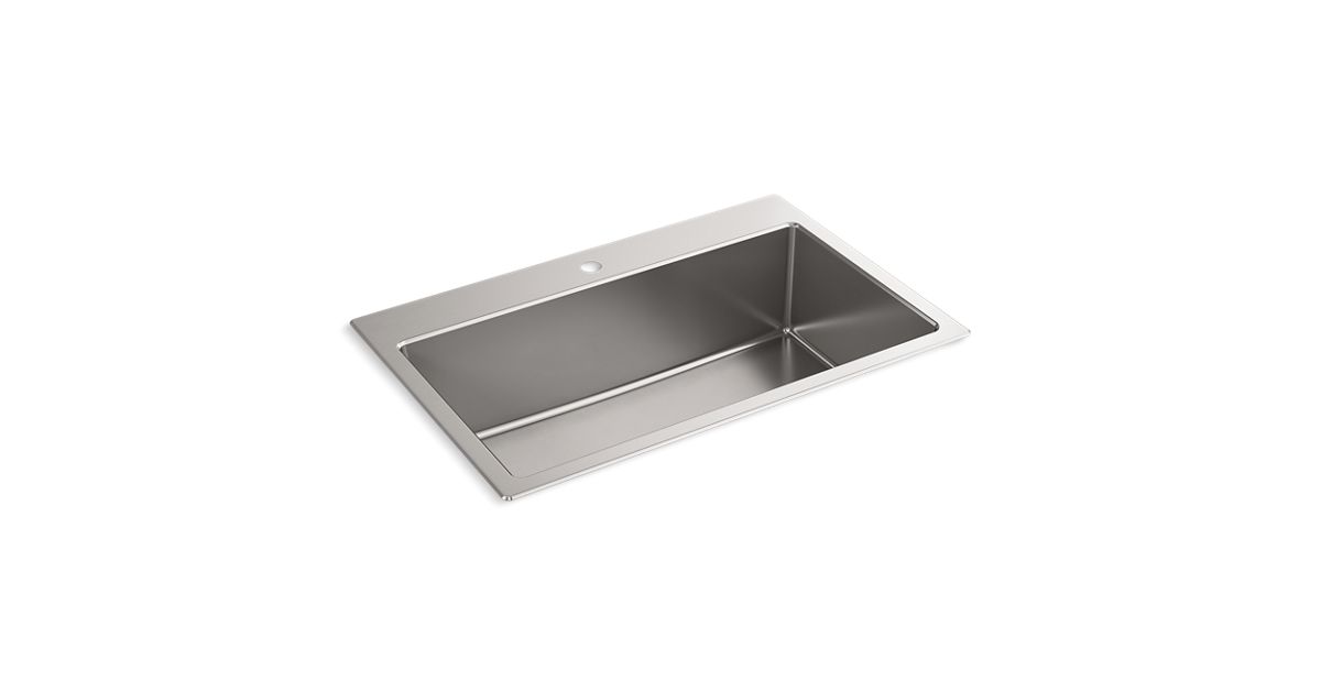 Cursiva TopMount/Undermount SingleBowl Kitchen Sink KRH281741