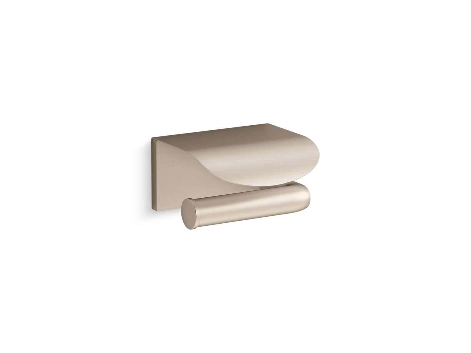 Avid™ Covered toilet paper holder, left mount | 97503T | KOHLER