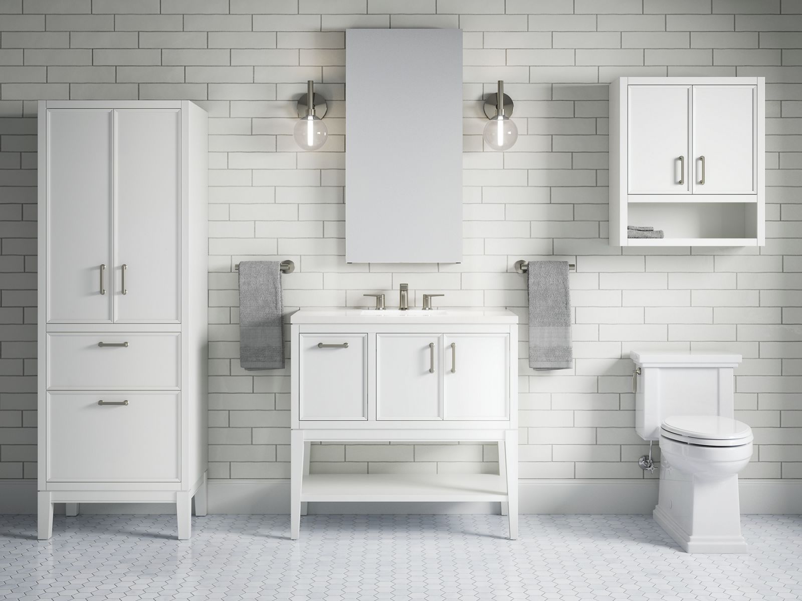 Up to 2 walls & multiple product categories visible