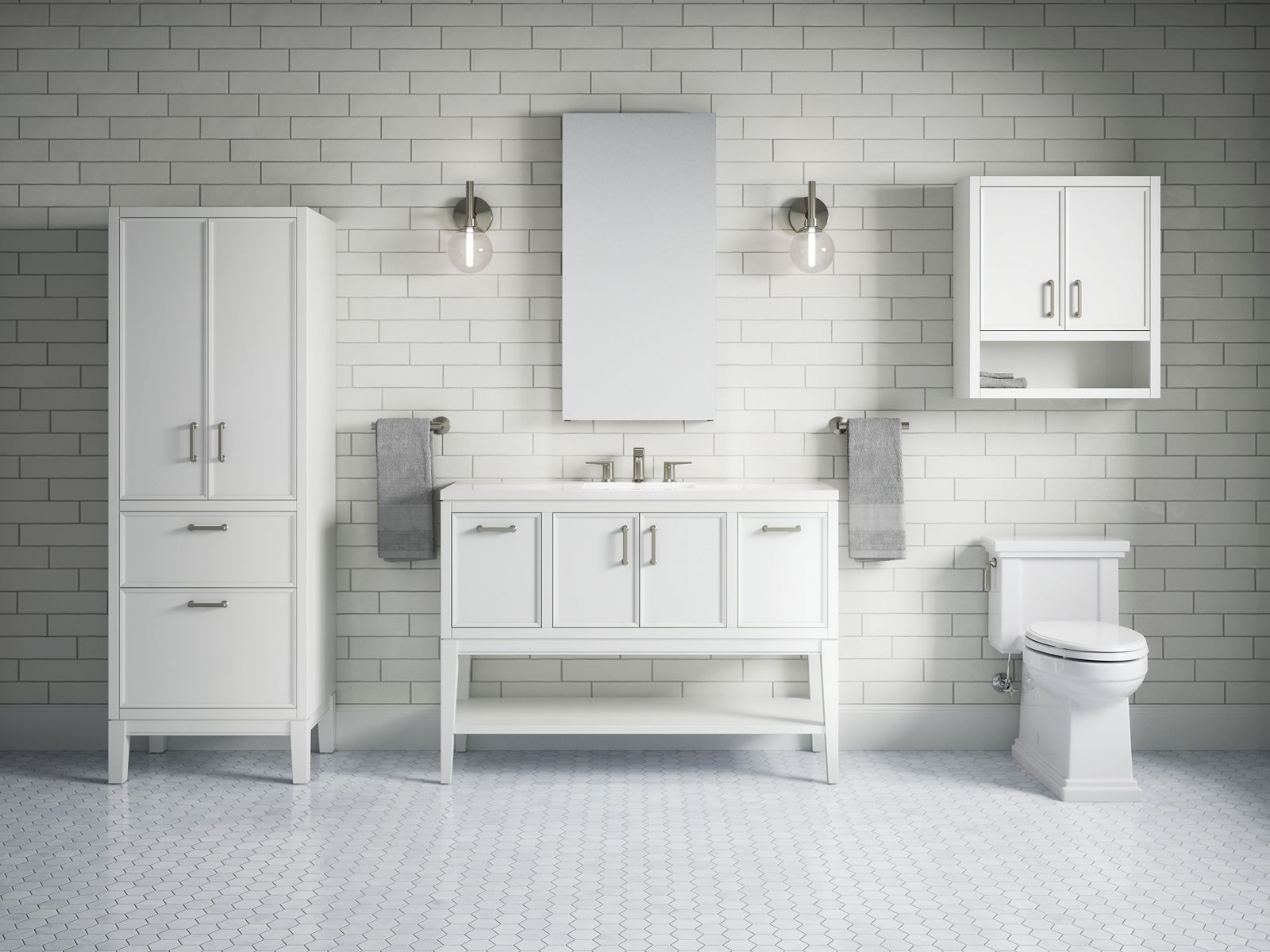 Up to 2 walls & multiple product categories visible