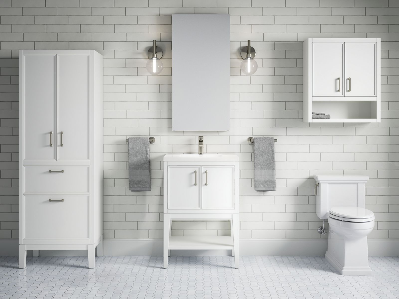 Up to 2 walls & multiple product categories visible
