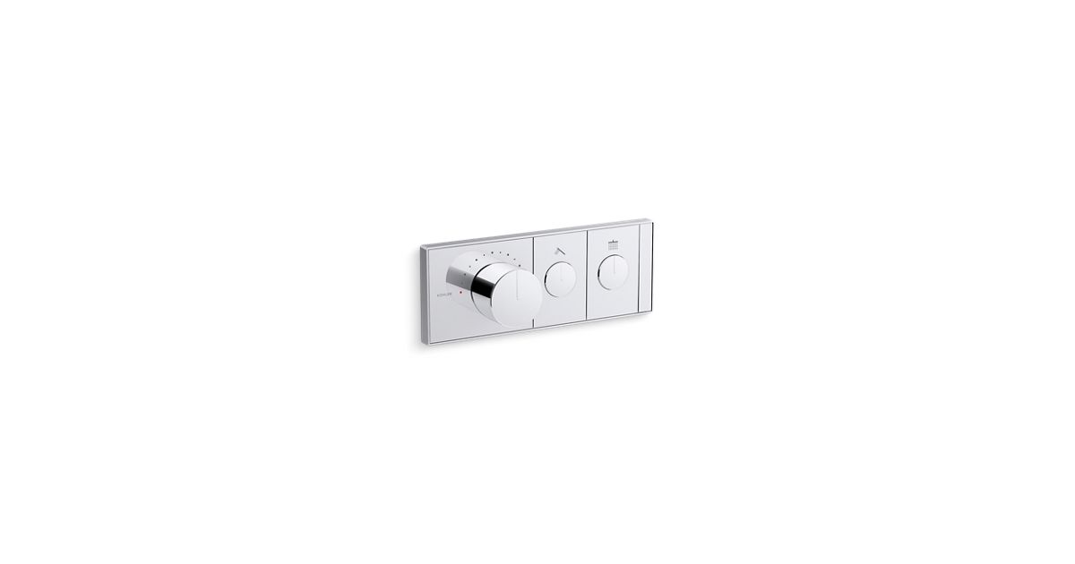 Anthem TwoOutlet Thermostatic Valve Control Panel K263469 KOHLER
