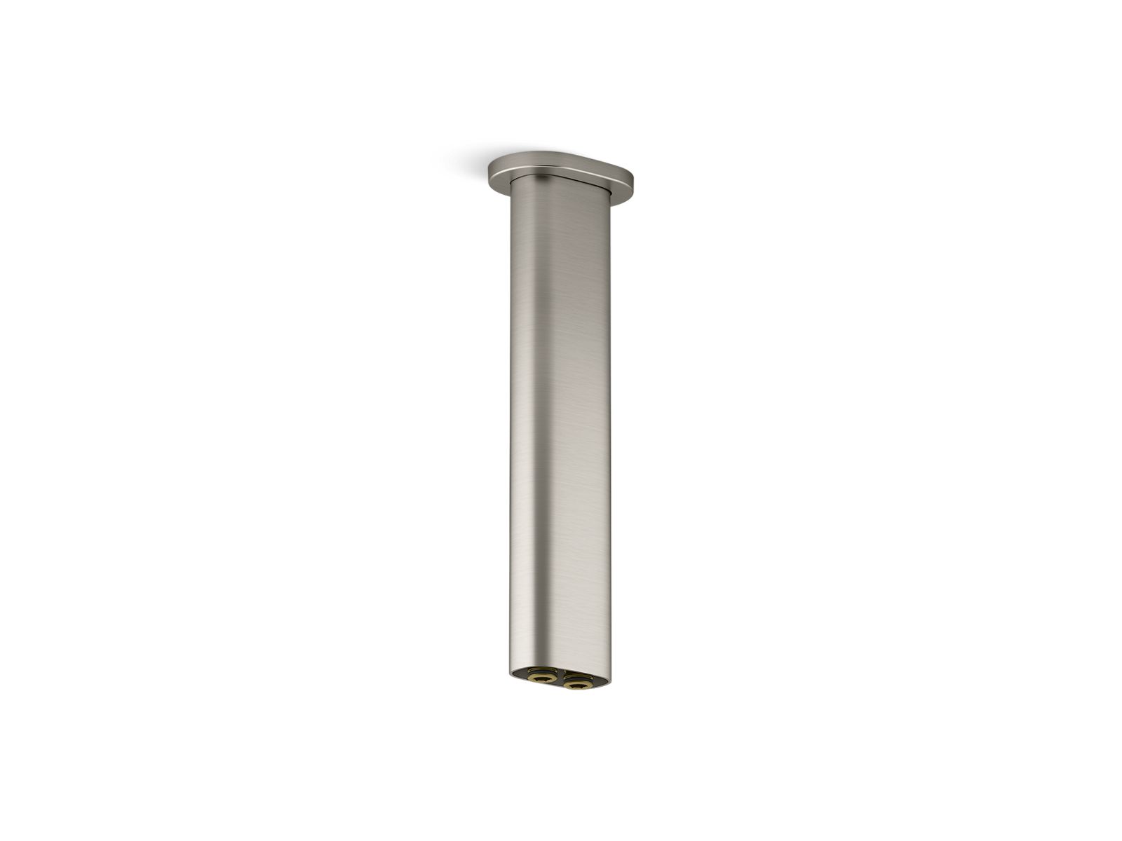 Statement 10" ceiling-mount two-function rainhead arm and flange