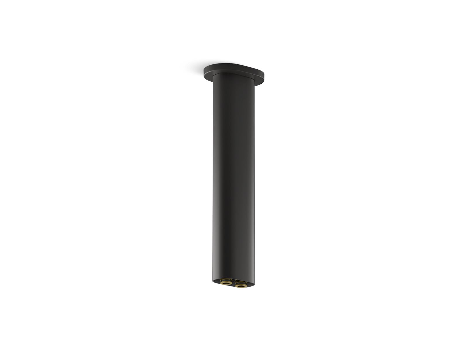 Statement 10" ceiling-mount two-function rainhead arm and flange