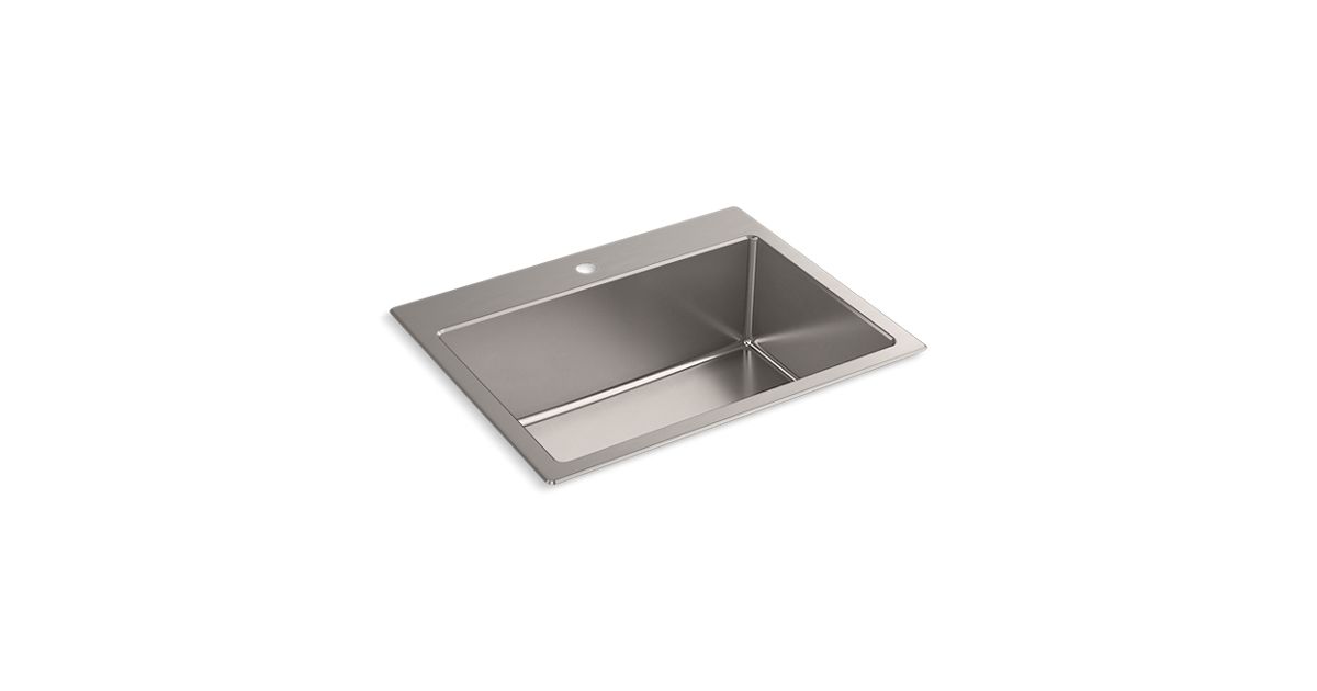 Cursiva TopMount/Undermount SingleBowl Kitchen Sink KRH281761