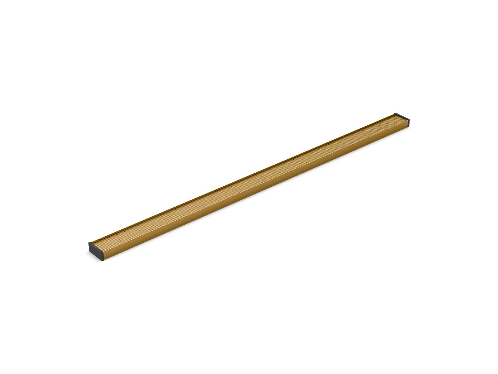 2-1/2" x 48" linear drain grate with tile-in panel