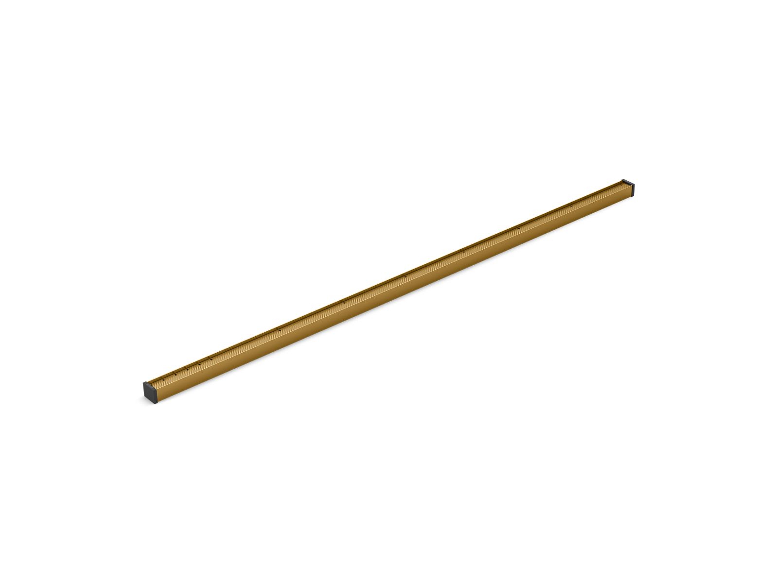 1-1/4" x 48" linear drain grate with tile-in panel
