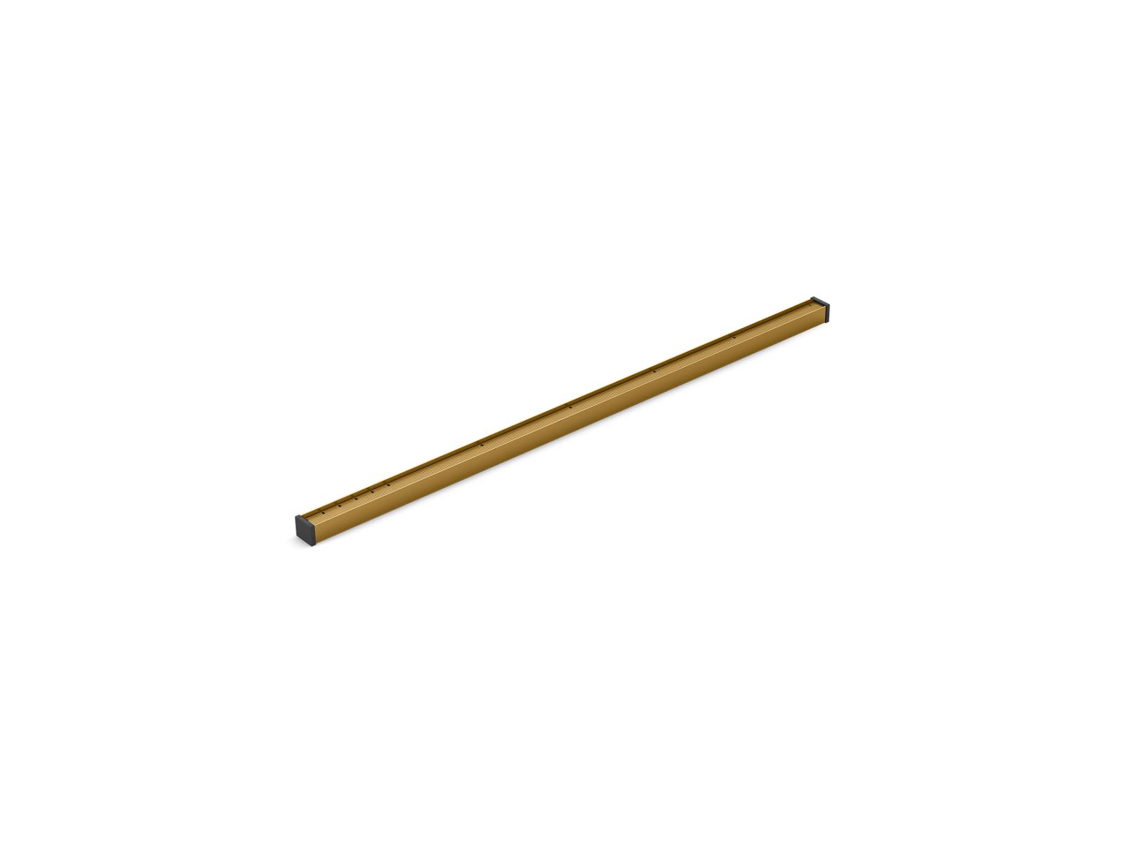 1-1/4" x 36" linear drain grate with tile-in panel