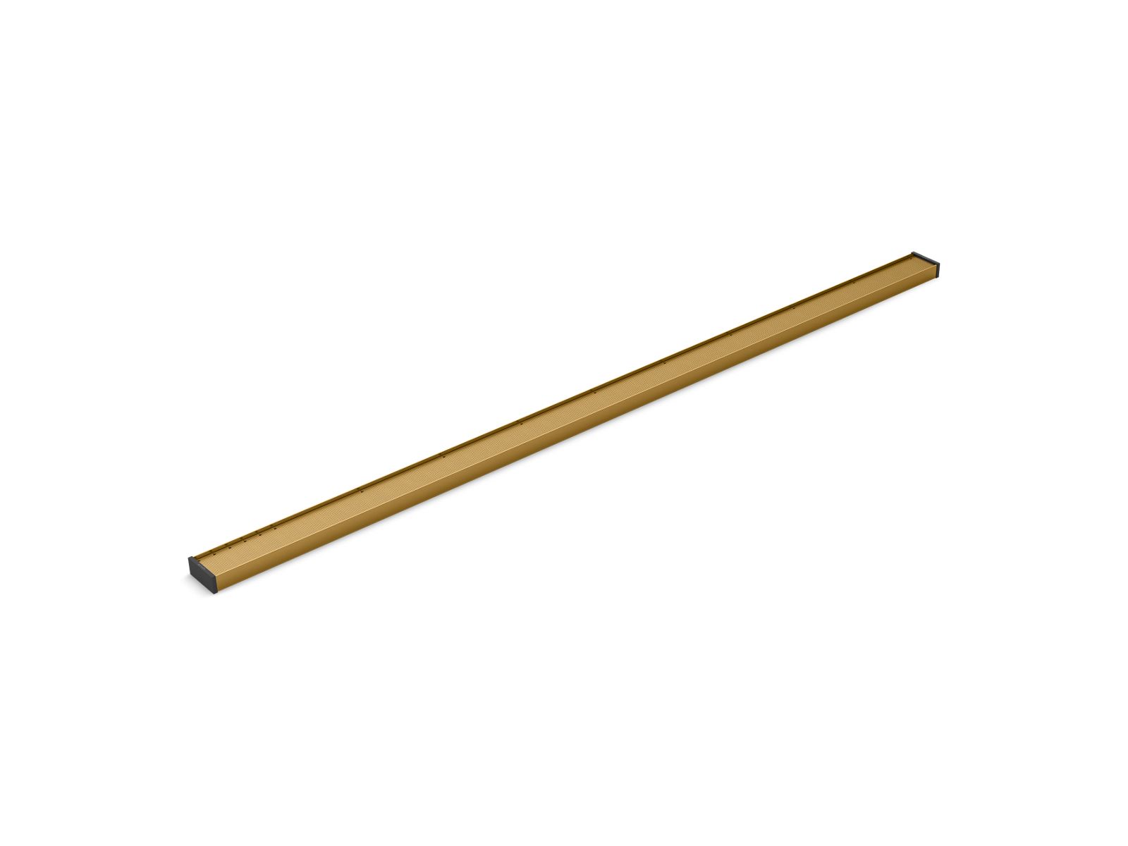 2-1/2" x 60" linear drain grate with tile-in panel