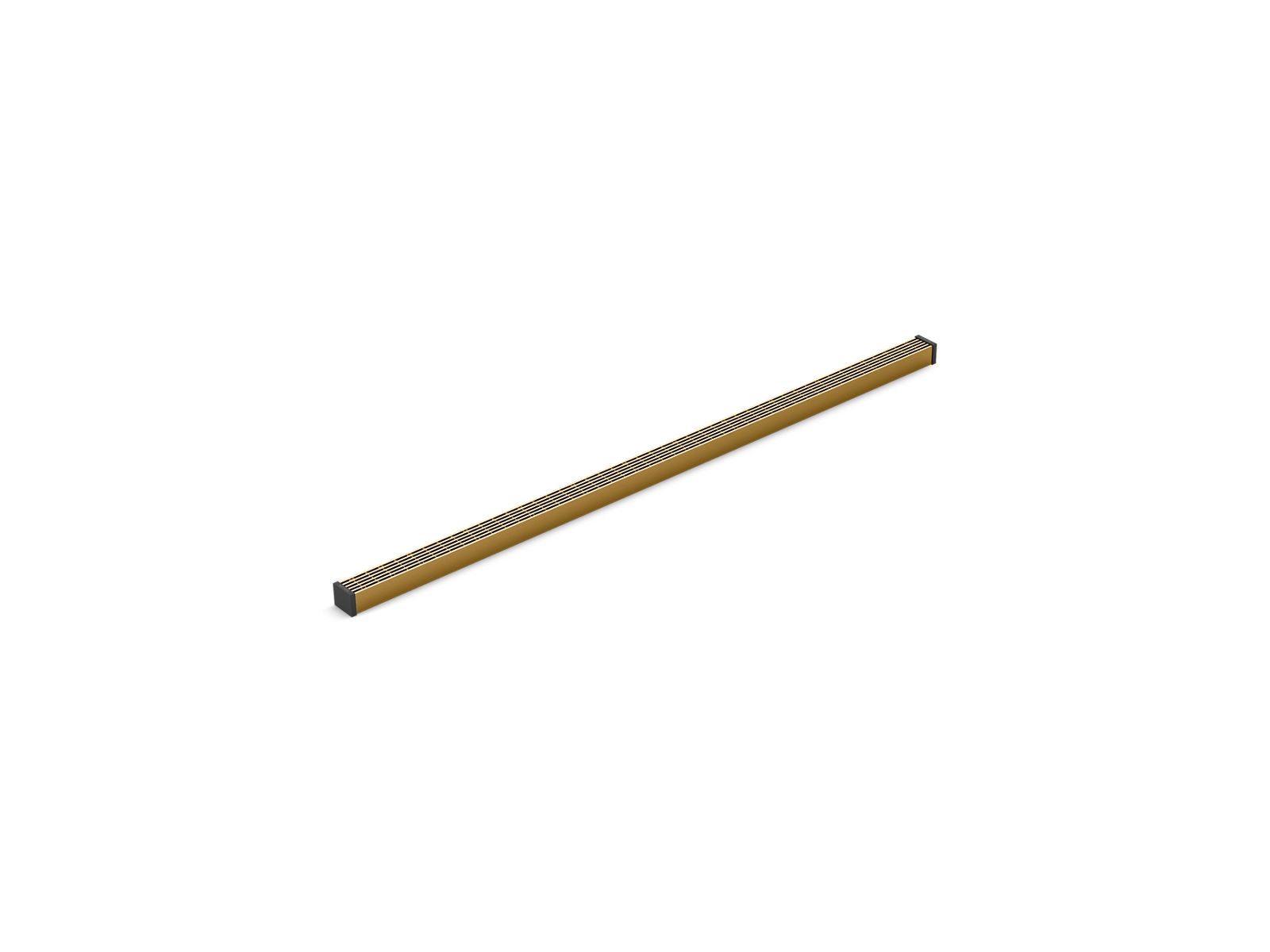 2-1/2" x 48" linear drain grate with lattice pattern