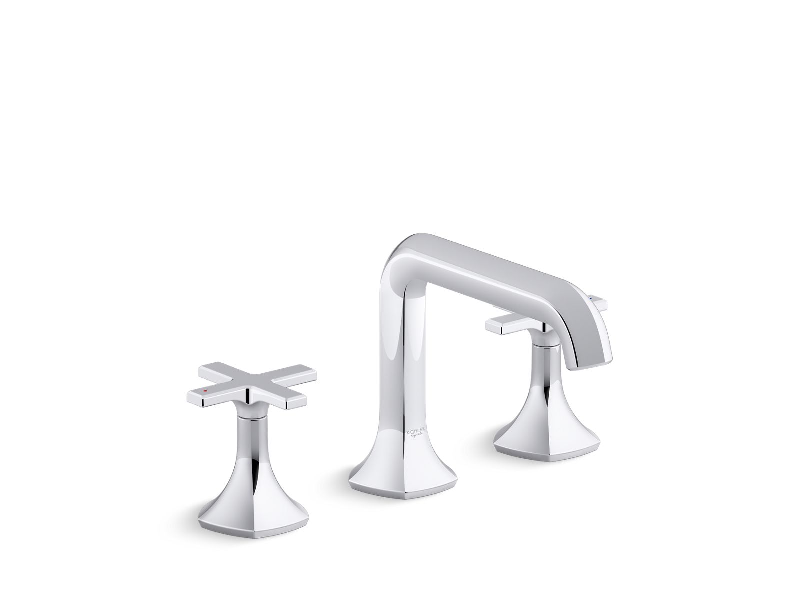 Occasion™ Widespread Lavatory Faucet- L shape spout with cross