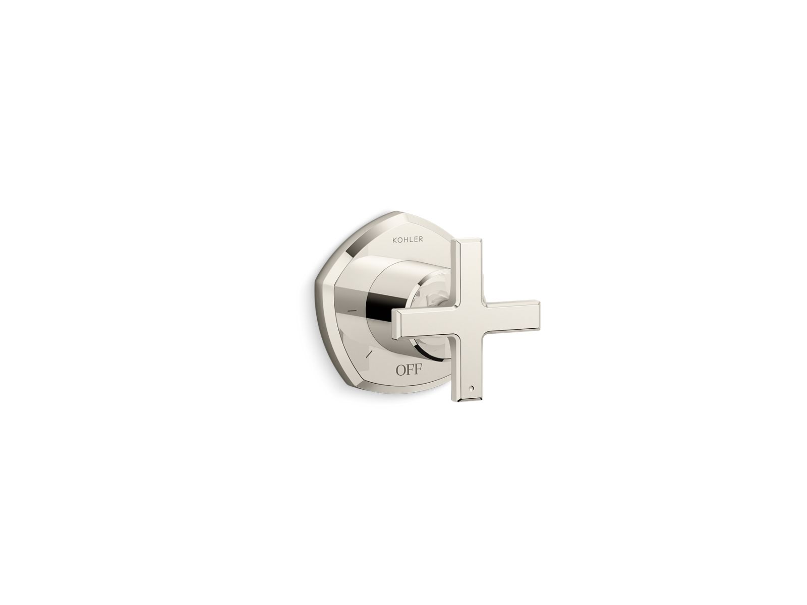 Occasion MasterShower volume control valve trim with cross handle