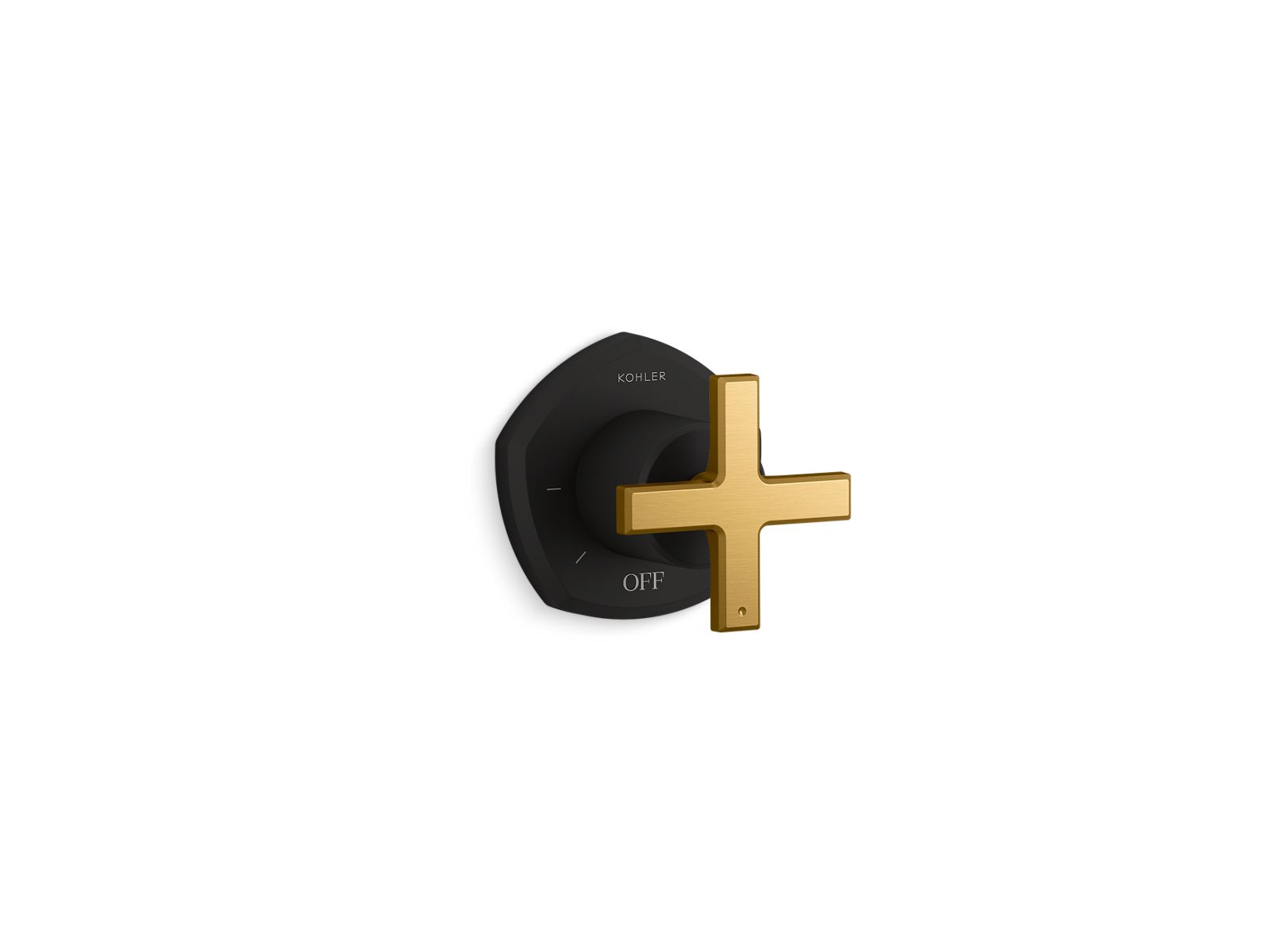 Occasion MasterShower volume control valve trim with cross handle