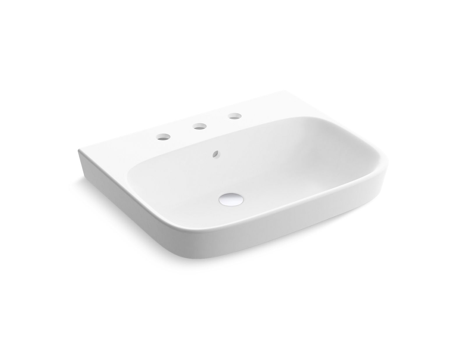 ModernLife™ Vessel lavatory with faucet deck with 8