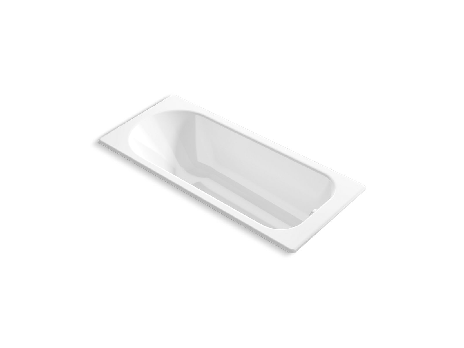 K943T0 Soissons 1.6m dropin cast iron bath Studio KOHLER®