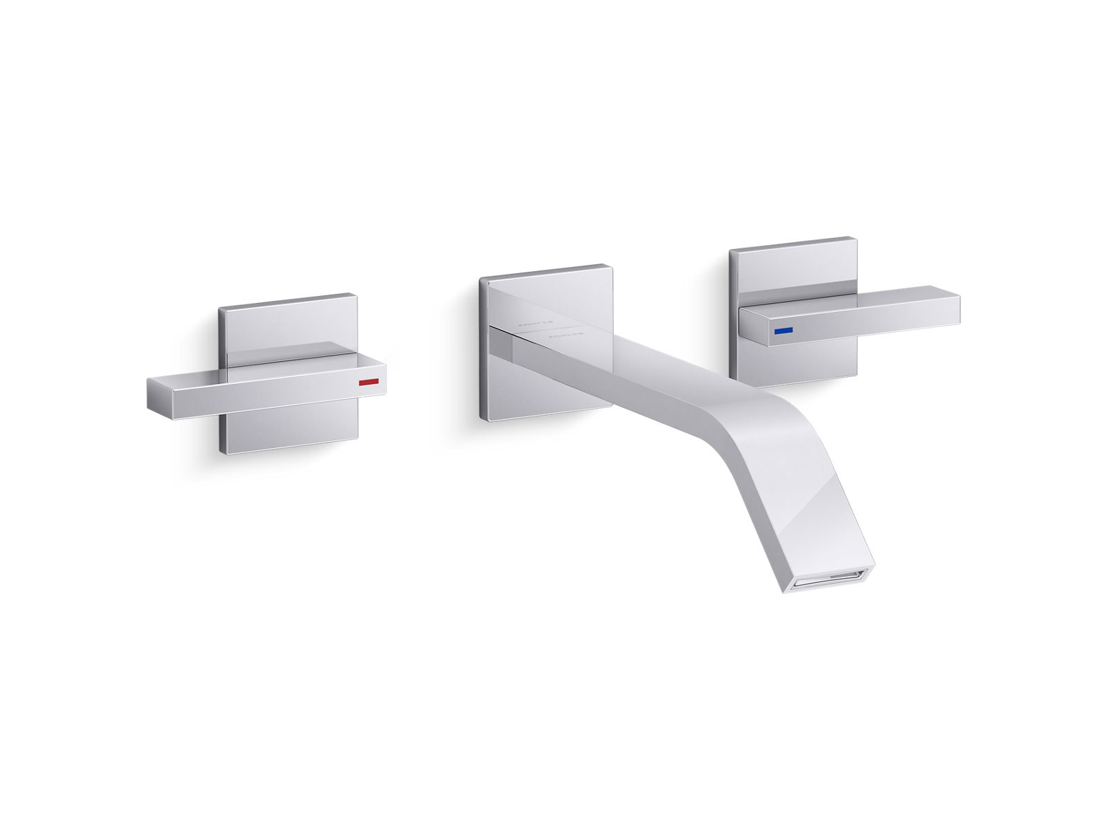 K-14712T-4-CP | Loure™ Wall-mount bath faucet | Studio KOHLER®