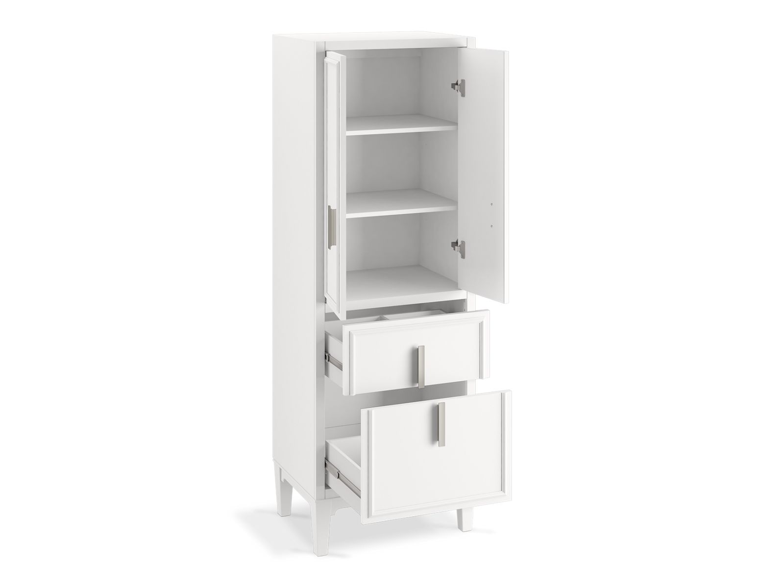 3/4 view of product with door open