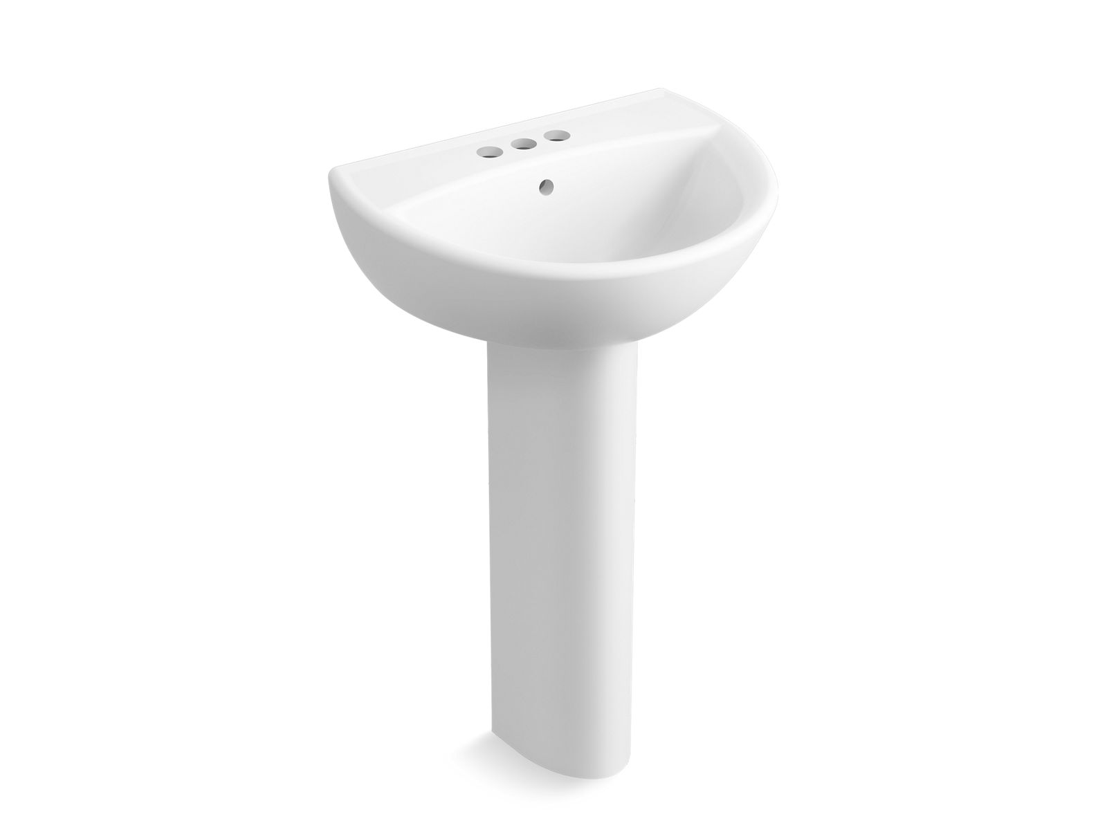 K 2477T 4 0 Patio Pedestal Lavatory With 4 Centerset Faucet Holes   Aad81644 Rgb