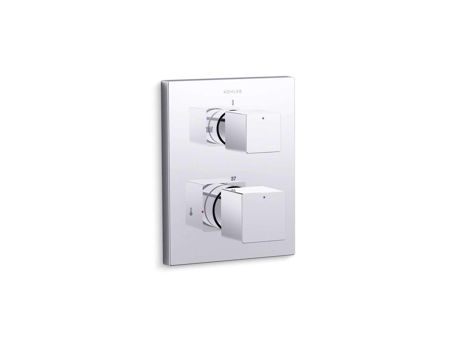 K-20742IN-9FP-BV | AutoSense Thermostatic recessed bath & shower square ...