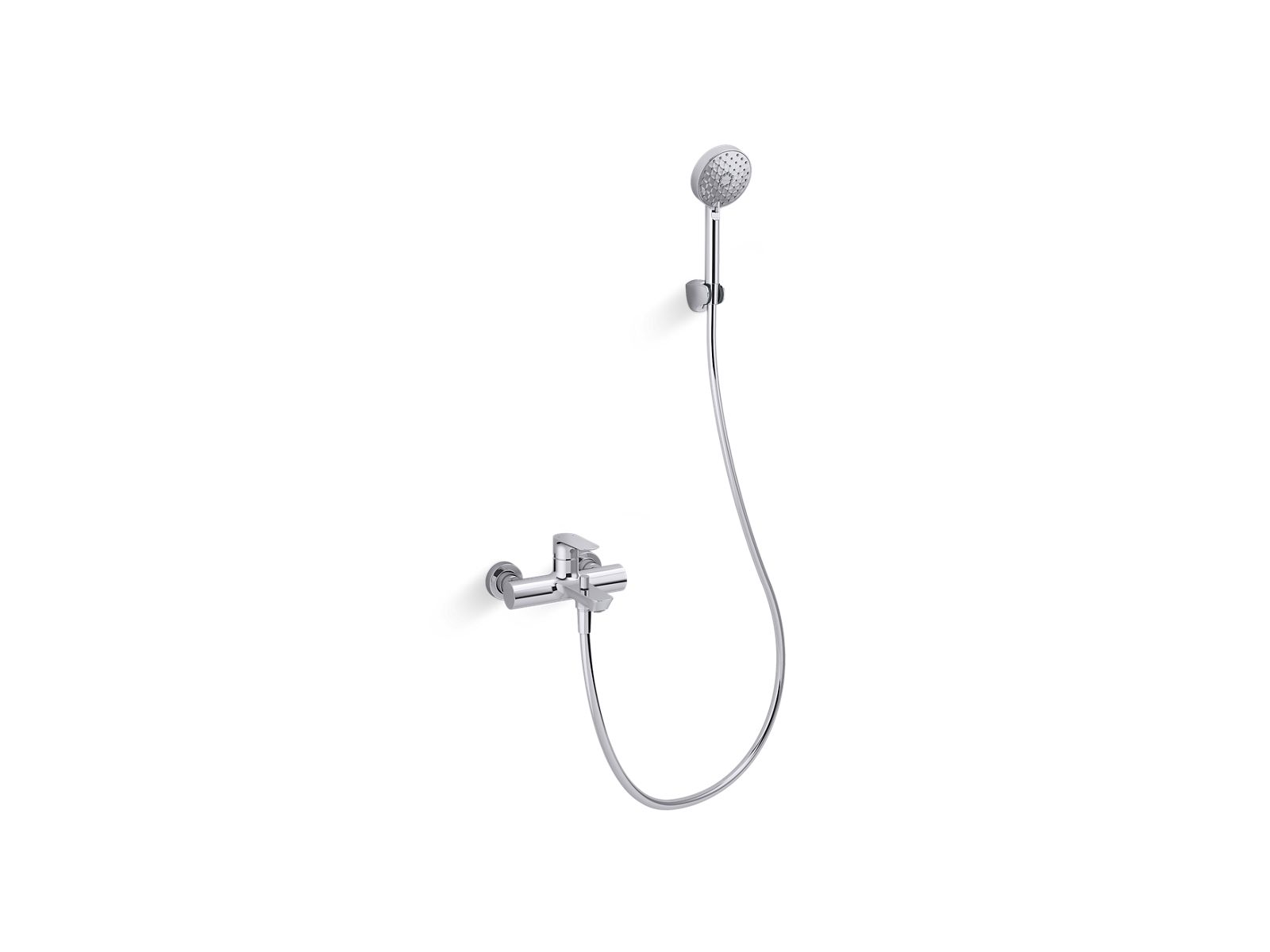 K25107T4CP Aleo™ S Bath and shower faucet with lever handle, 7.6