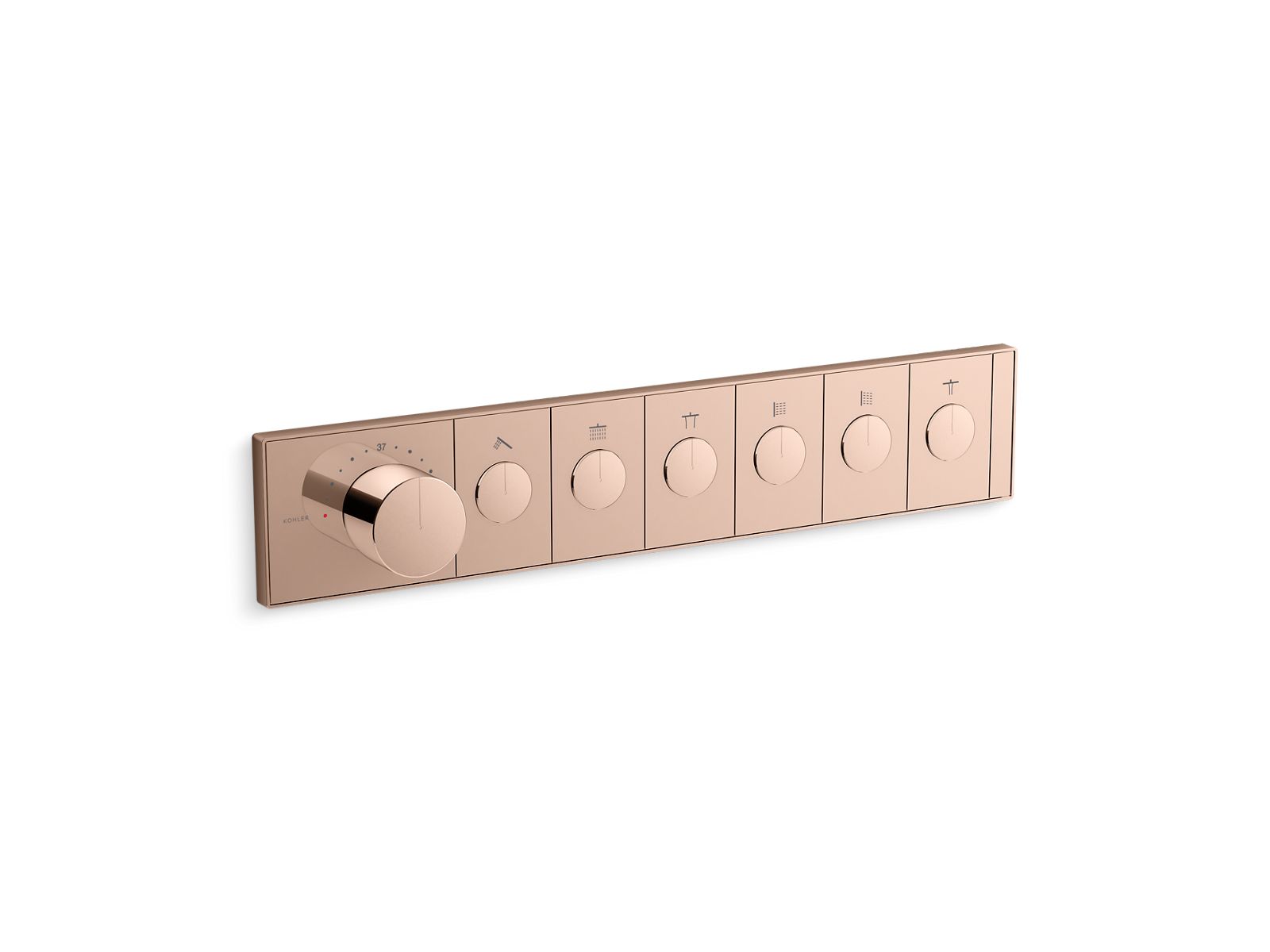 Anthem™ Six-outlet recessed mechanical thermostatic valve control